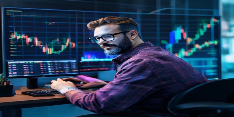 trader using a stop-loss order on a trading platform